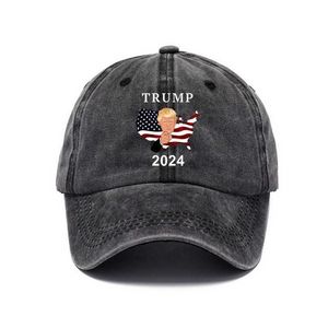 2024トランプレタープリント子供用キャップファッション漫画野球帽アメリカ大統領選挙屋外夏の男の子グリルバイザーGYQQQ165