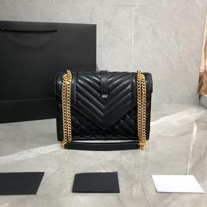 Modische Damenmode, der neueste V-förmige Kaviar mit Ringen, Diamantgittertasche, Schultergurttaschen, klassische Handtasche, Schwarzgold-Hardware-Geldbörse 487206