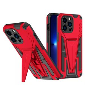 Casos para iPhone 14 13 12 7 8 Plus x xs xr 11 Pro Max Hybrid Armour Caso robusto capa à prova de choque com kickstand