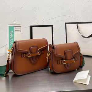 Evening Bags Saddle Bags Women Purse Handbag Crossbody Bag Fashion Cowhide Genuine Leather Hasp Ribbon Retro Detachable Wide Shoulder Strap