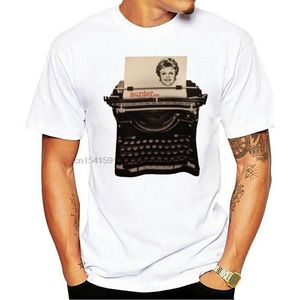 Wholesale typewriter print resale online - Men s T Shirts Murder She Wrote Angela Lansbury Typewriter T Shirt Print Mens Short Sleeve Tops Tshirt Homme