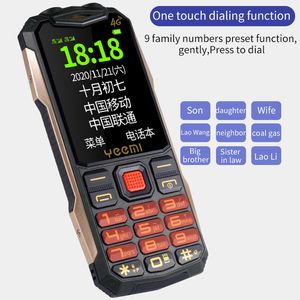 Outdoor Rugged Cell Phone 2.6" High Clear Screen Unlocked GSM Mobile Dual SIM Card SOS Flashlight Long Standby Loud Speaker Big letters Old Men CellPhone