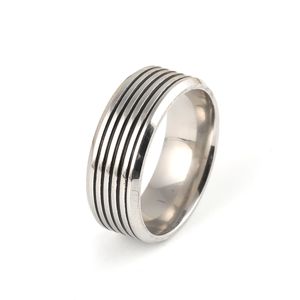 High Quality Simple Band Ring Fashion Gold Silver Color Men Women Couple Wedding Ring