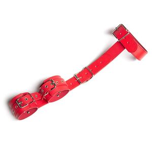 Bdsm Bondage Set Erotic Back Handcuffs Adults Games PU Leather Novelty Sexy Collar Wrist Tied Hand Flirt Couples SM