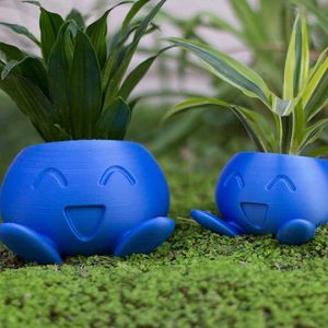 Oddish Planter Oddish Flower Суккулентный цветочный горшок Горшок для растений Кашпо Pokemon pot Y0910