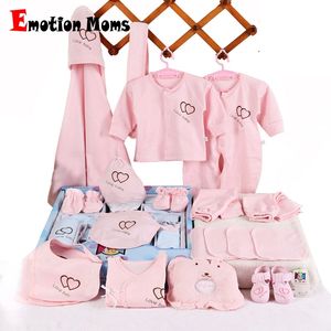 Emotion Moms 22 pezzi Neonate Abbigliamento per neonati 0-6 mesi Neonati vestiti per bambini Ragazza Abbigliamento per ragazzi Set regalo per bambini senza scatola 210309