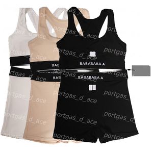Luxury Embroidered Bras Shorts Set Comfortable Wire Free Sports Underwear Womens Black White Lingerie