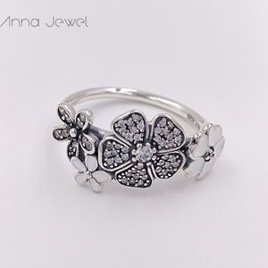 Aesthetic jewelry making wedding boho style engagement Shimmering Bouquet Pandora Rings for women men couple finger ring sets birthday Valentine gifts 190984CZ