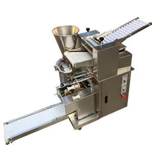 スモールミニコマーシャルカナダ英国パキスタンインド自動サモサ機械gyozaを作成するmachinempanada machine7000pc/h