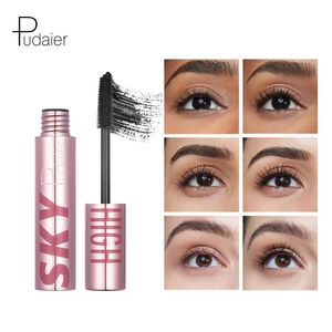 Rímel Pudaier Eye Fiber Lash Sky High Rímel Black Volumous Alongering m￡scara Definindo à prova d'água Extensão de cílios Volumizing Curling Cosméticos