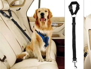 Pet Dog Cat Cintura di sicurezza per auto per accessori Pettorina regolabile Merci Animali Pettorina regolabile Guinzaglio nero Trend 2021 211006