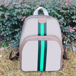 Classic Palm Leather PVC Designers Väskor Backpack för kvinnor Män och studenter Crossbody Bag Dames Utomhus handväskor Luxurys Ryggsäckar Man Storlek 31.5 * 39.5 * 15cm