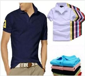 熱い販売の新しいポロシャツ男性の高品質小馬のワニ刺繍のロゴ半袖夏のカジュアルコットンポロシャツ