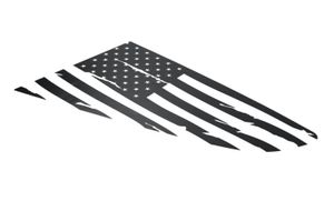 Car Rear Quarter Window Decoration Stickers For Ford Mustang 2015-2020 American Flag287E