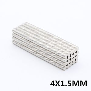 Wholesale - In Stock 100pcs Strong Round NdFeB Magnets Dia 4x1.5mm N35 Rare Earth Neodymium Permanent Craft/DIY Magnet