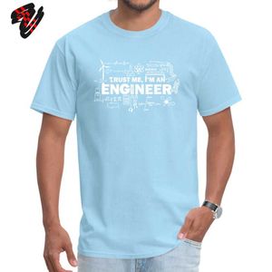 Father Day T-shirt Men Trust Me I Am An Engineer Tshirt Geek Male Tops Letter Math Equation Print Tees Custom Students Fun 210721 1481