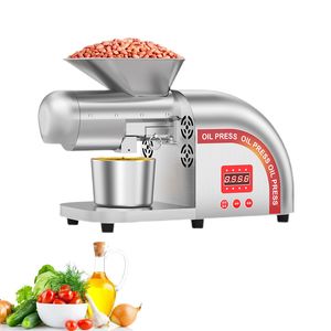 1800W(MAX) Automatic Household Oil Press Machine Presser Stainless Steel Cold And Hot High Extraction Rate Pressed Peanuts Linseed Olives