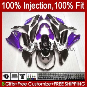 Body Injection Mold For KAWASAKI NINJA Z R Z1000 Years Bodywork No Z Z1000R Z R OEM Fairing Kit purple stock