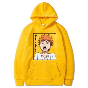2021 Hoodies Unisex Anime Volleyball Hoodie Male Streetwear Fashion Hoodies Simple Classic Couple clothes Over Size Harajuku H0910