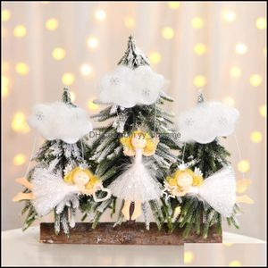Christmas Decorations Festive & Party Supplies Home Garden Crafts Hanging Decoration Angel Cloud Pendants Xmas Tree Ornaments Kids Room Holi