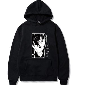 Męskie bluzy bluzy Unix Anime Noragami Yato Hoodie Z Długim rękawem Harajuku Streetwear Hip Hop