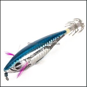 Baits Sports & Outdoors Squid Lures Artificial Plastic Lure Hard Jig Fishing Wobblers Diving Crank Bait 1528 Z2 Drop Delivery 2021 9X40T