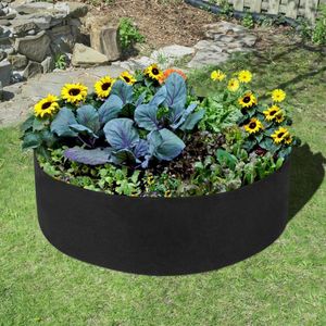 Wholesale gardening beds for sale - Group buy Planters Pots Sizes Round Fabric Growing Bags Gardening Elevated Plant Beds Planting Containers For Outdoor Vegetables Flowers