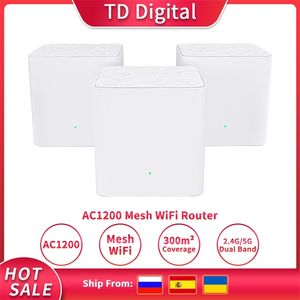 GW3 Whole Home Mesh Wifi Router WiFi Repeater with AC1200 2.4G 5.8GHz Wireless , APP Remote Manage 210607