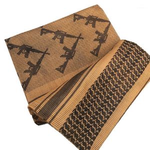 110x110cm tático lenços lenços ao ar livre exército lenço árabe militar shemagh caça sniper rosto véu teste padrão 2022 ciclismo tampões máscaras