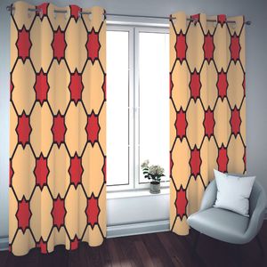 2021 3D写真の印刷カーテン窓のための遮光カーテンのための箱の寝室のシンプルなジオメトリCortinas drape