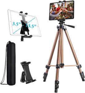 İPad tripod, tablet tripod standı 53 inç ayarlanabilir yükseklik alüminyum montaj