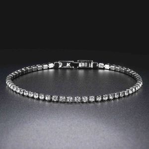 Fashion Multicolor Tennis Bracelet for Women 2.5mm Cubic Zirconia Charm Chain Wedding Jewelry Kc128