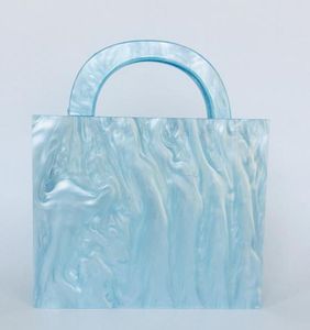 Evening Bags Women Fashion Acrylic Handbag Handmade Beach Clutch Ark Bag For Party Holiday Girl Lady Bride Wallet Purse