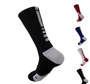 Socks USA Professional 2pcs = 1Pair Elite Basketball Terry Long Knee Sport Must Must Fashion Compression Werinsaleskj84