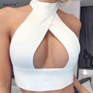 Traf Breast Chest Binder Bra Cyber Y2k Tank Tops Summer Women Ladies Crop Top Aesthetic Clothing 72334 210712