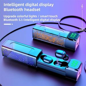 E50 TWS Bluetoothイヤホンワイヤレスヘッドフォンイヤホンマイクロフォンはすべてのスマートフォン音楽ヘッドセットタッチコントロールスポーツA06 A09 A10