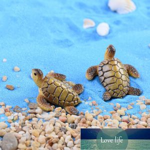 2PCS/lot Home Decoration DIY Bonsai Figurines Sea Turtle Model Miniatures Fairy Garden Decoration 35x35mm