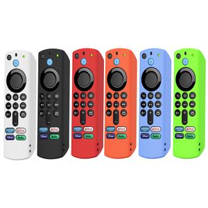 Caso de silicone para Amazon Fire TV Stick 3ª Gen Alexa Voz Controle Remoto Cobertura Protetora Protetor De Shell 6 Cores