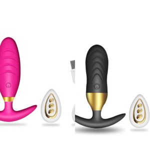 NXY jaja Wearable Anal Butt Plug Wibrator Dla Kobiet Mężczyźni Pilot Pilot Towary Prostaty Masażer Masażer Sex Zabawki Dorośli wesoły 1124