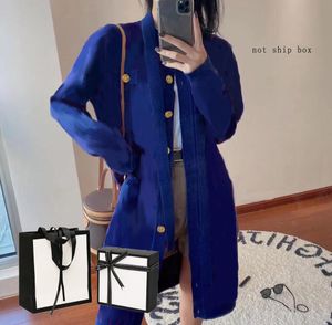 Bayan Klasik Örgü Hırka Ladys Uzun Kazak Kadın Günlük Mektup Baskı Uzun Giyim Kazak Yeni Moda Stil Bahar Sonbahar