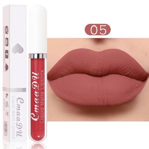 CmaaDu 18 Farben lang anhaltender Lipgloss, matt, samtig, flüssiger Lippenstift, wasserfest, feuchtigkeitsspendend, Make-up-Kosmetik