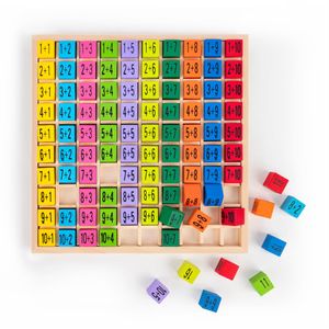 Опт США Стоковые деревянные блоки в дополнение к столярным настольным играм, Montessori Math Manipulativers Дошкольные образовательные игрушки (40 шт. Заказ) A51