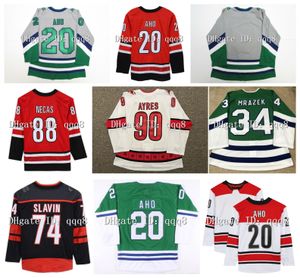 Sebastian Aho Eishockeytrikot Brent Burns Hurricanes Martin Necas Hartford Whalers Ron Francis Max Pacioretty Andrei Svechnikov Teuvo Teravainen Martin Necas