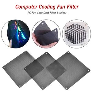 FANS COOLINGS MM mm PC Fan Case Cooler Capa Computador Filtro de Refrigeração PVC Filtro de Poeira Cuttable Dustproof Malha