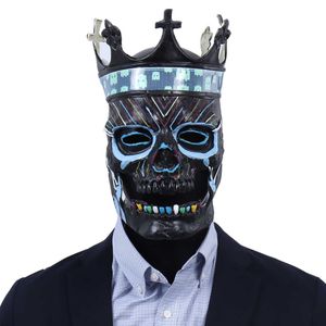 Watch Dog 3 Legion Maschera in lattice Cosplay Edizione da collezione DED Coronet Horror Teschio nero Halloween Party Costume Puntelli