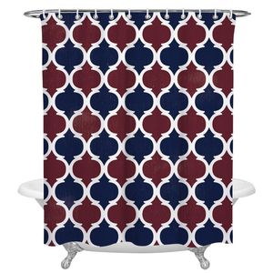 Duschvorhänge Vintage marokkanisches Muster drucken wasserdichte Polyester Bad Bildschirm Produkte Badezimmer Vorhang Wohnkultur