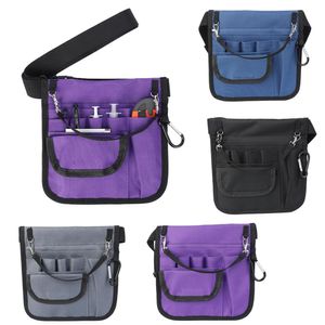 5 PCs / lote logotipo personalizado Acessórios de moda Medical Tool Kit Bag Bolsa de enfermagem Organizador de bolso do cinto Enfermeira Fanny Pack