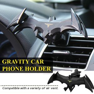 New Car Air Vent Phone Mount Bat Shape Hands Supporto per telefono automatico Car Free Gravity Anti-Scratch Cradle Accessori