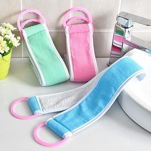 Wholesale- Back Brush Belt For Bath Exfoliating Towel Scrub Sponges Body Washcloth Bathroom Accessories Wash Scrubber Towel1