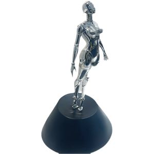 Novo robô sexual kongshanji deusa mecânica escultura de arte simples galvanoplastia sala de estar varanda desktop tendência ornamento presente das crianças 56*35*35 cm